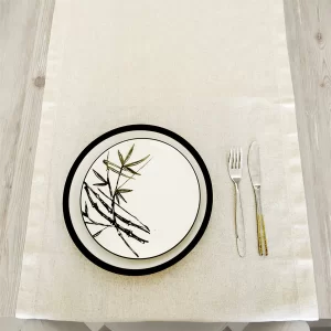 Full Linen Tablecloth Plain Runner 152x42