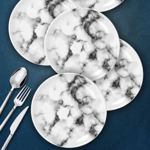 Porcelain Cake Serving Plate Set 6pcs 21cm