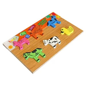 Natural Wooden Animals Puzzle
