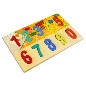 Natural Wooden Numeral Puzzle