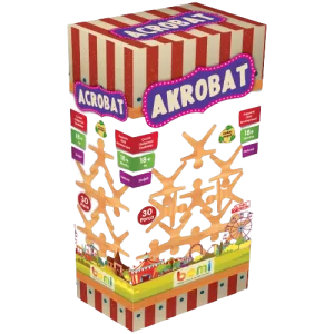Natural Wooden Educational Strategy Acrobat Game