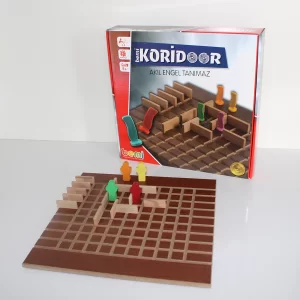 Natural Wooden Corridor Game Barricade Maze Intelligence and Logic Game