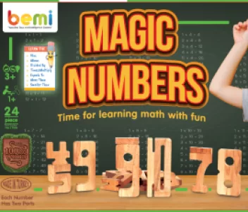 Healthy Wooden Educational Numbers Game
