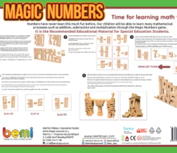 Healthy Wooden Educational Numbers Game