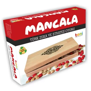 Natural Wooden Mancala Turkish Strategy Game