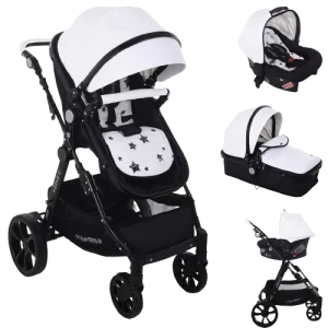 Mamma Badger Exclusive Leather Concept Travel-Baby Carriage