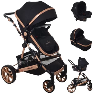 Mamma Lion Gold Travel System Shock Absorber Baby Carriage