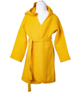 Full Cotton 4 Ply Muslin Bathrobe