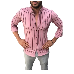 Stripped Long Sleeves Shirt For Men