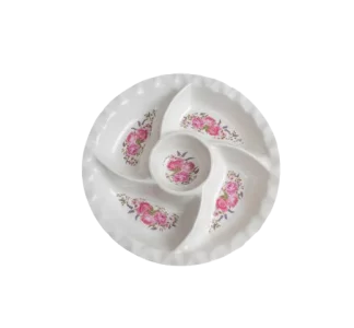 Melamine 5 Section Plate