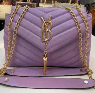 10 Pieces YB Gold Chain Detailed Handbag For Women