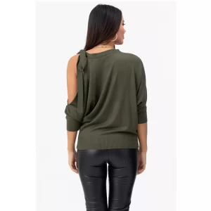 Bat Tie Sleeve Blouse