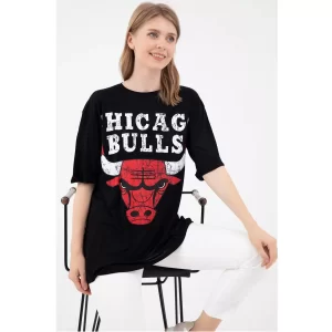 Zero Collar Printed T-shirt